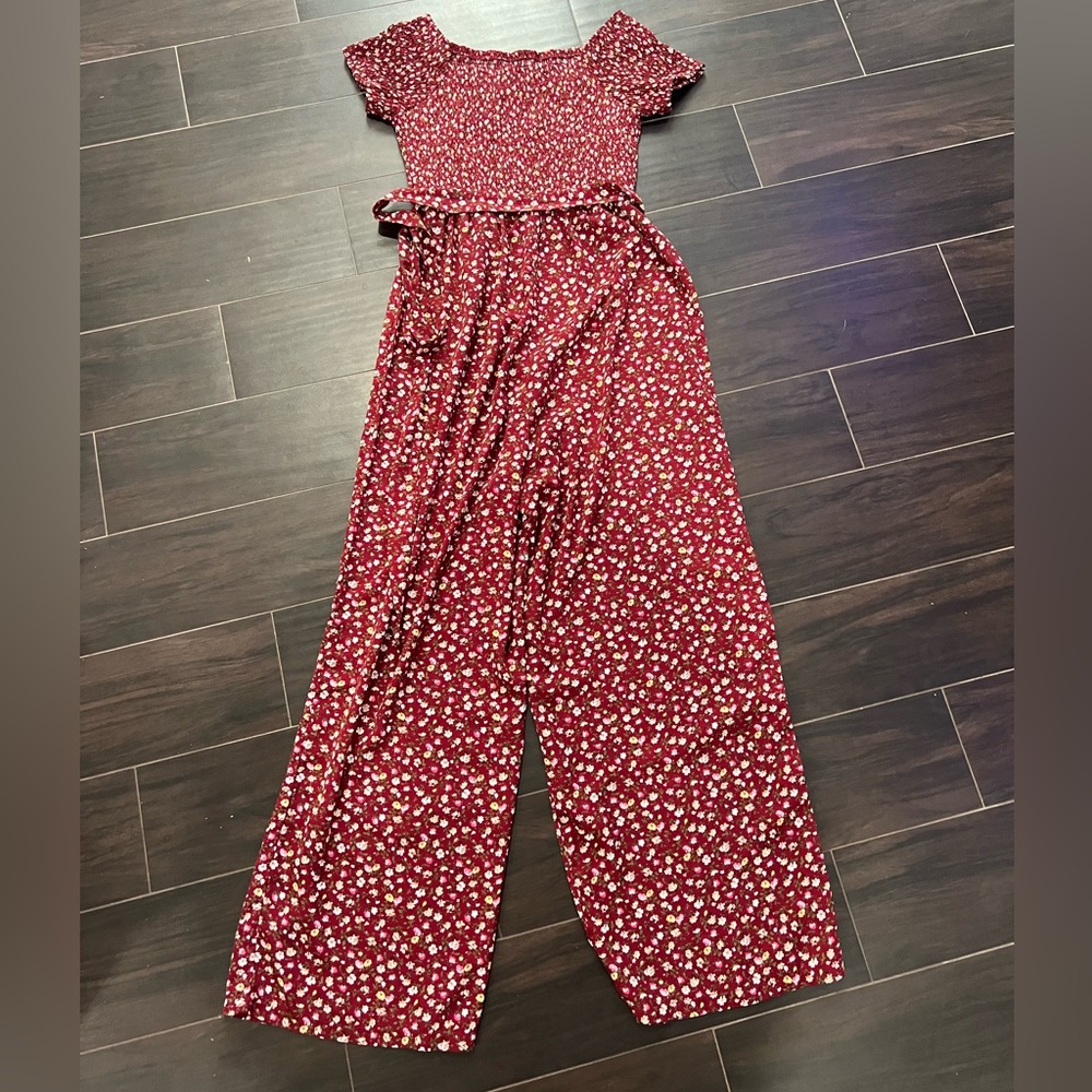 Burgundy Jumpsuit